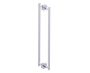 poignée double pour porte de douche 24 po MILAN 2547824 chrome poli