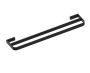 barre à serviette double 24 po COLOGNE 255242 noir mat