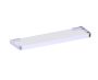 tablette en verre COLOGNE 255671 chrome poli