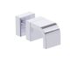 poignée simple pour porte de douche COLOGNE 2557501 chrome poli