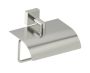 classique porte-papier hygiénique avec couvercle MADRID 262153 nickel brossé