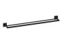 barre à serviette double 24 po MADRID 262242 noir mat