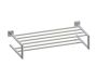 21 po double tablette porte-serviettes MADRID 262442 nickel poli