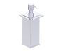 distributeur à savon ou lotion MADRID 262635 chrome poli