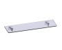 21 po tablette en verre MADRID 262671 chrome poli