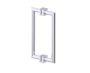 poignée double pour porte de douche 12 po MADRID 2627812 chrome poli