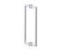 poignée double pour porte de douche 18 po MADRID 2627818 chrome poli