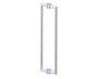 poignée double pour porte de douche 24 po MADRID 2627824 chrome poli