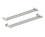 barre à serviette double 24 po LISBON 277242 nickel brossé