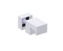 poignée simple pour porte de douche LISBON 2777501 chrome poli