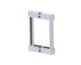 poignée double pour porte de douche 6 po LISBON 2777806 chrome poli