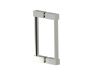 poignée double pour porte de douche 8 po LISBON 2777808 nickel poli