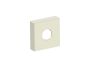 Square Large Rosette LISBON 277SQLG nickel poli