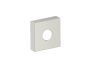 Square Large Rosette LISBON 277SQLG nickel brossé