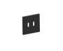 Square Small Rosette LISBON 277SQSM noir mat