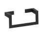 Rectangular anneau porte-serviette MUNICH 288464 noir mat