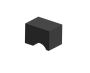 poignée simple pour porte de douche (Knob Only) MUNICH 2887503 noir mat