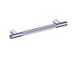 8 po poignée d'armoire moleté droit 310708 chrome poli