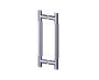 poignée double pour porte de douche 12 po moleté droit 3107812 chrome poli