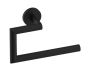 anneau porte-serviette FRANKFURT 313465 noir mat