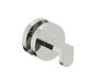 poignée simple pour porte de douche FRANKFURT 3137501 nickel poli