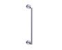 18 po poignée simple pour porte de douche FRANKFURT 3137518 chrome poli