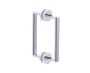 poignée double pour porte de douche 8 po FRANKFURT 3137808 chrome poli