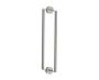 poignée double pour porte de douche 18 po FRANKFURT 3137818 nickel poli