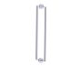 poignée double pour porte de douche 24 po FRANKFURT 3137824 chrome poli