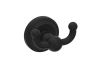 crochet à peignoir double FLORENCE 322132 noir mat
