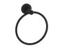 Round anneau porte-serviette FLORENCE 322460 noir mat