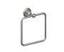 Square anneau porte-serviette FLORENCE 322464 nickel brossé