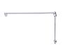 poignée de porte de douche décalée 12 po x 24 po FLORENCE 32271224 chrome poli