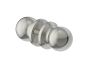 double poignée de porte de douche FLORENCE 3227502 nickel poli