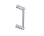 8 po poignée simple pour porte de douche FLORENCE 3227508 chrome poli
