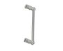 12 po poignée simple pour porte de douche FLORENCE 3227512 nickel brossé