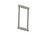 poignée double pour porte de douche 12 po FLORENCE 3227812 nickel brossé