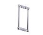 poignée double pour porte de douche 12 po FLORENCE 3227812 chrome poli