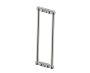 poignée double pour porte de douche 18 po FLORENCE 3227818 nickel poli