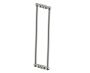 poignée double pour porte de douche 24 po FLORENCE 3227824 nickel brossé