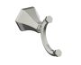 grand crochet à peignoir PISA 342137 nickel poli