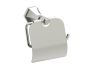 Drop porte-papier hygiénique avec couvercle PISA 342153 nickel poli