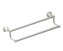 barre à serviette double 18 po PISA 342182 nickel brossé