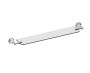 tablette en verre PISA 342671 nickel brossé