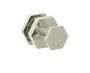 simple Shower Door Knob PISA 3427501 nickel poli