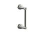 8 po poignée de porte de douche PISA 3427508 nickel brossé