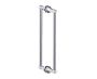 poignée double pour porte de douche 18 po PISA 3427818 chrome poli