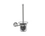 ensemble brosse de toilette LYON 351610 nickel poli