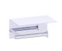porte-papier hygiénique avec tablette BUILDERS 353159 chrome poli