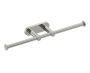 double porte-papier hygiénique CIRCO 365155 nickel brossé
